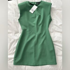 Zara Emerald Green Mini Dress